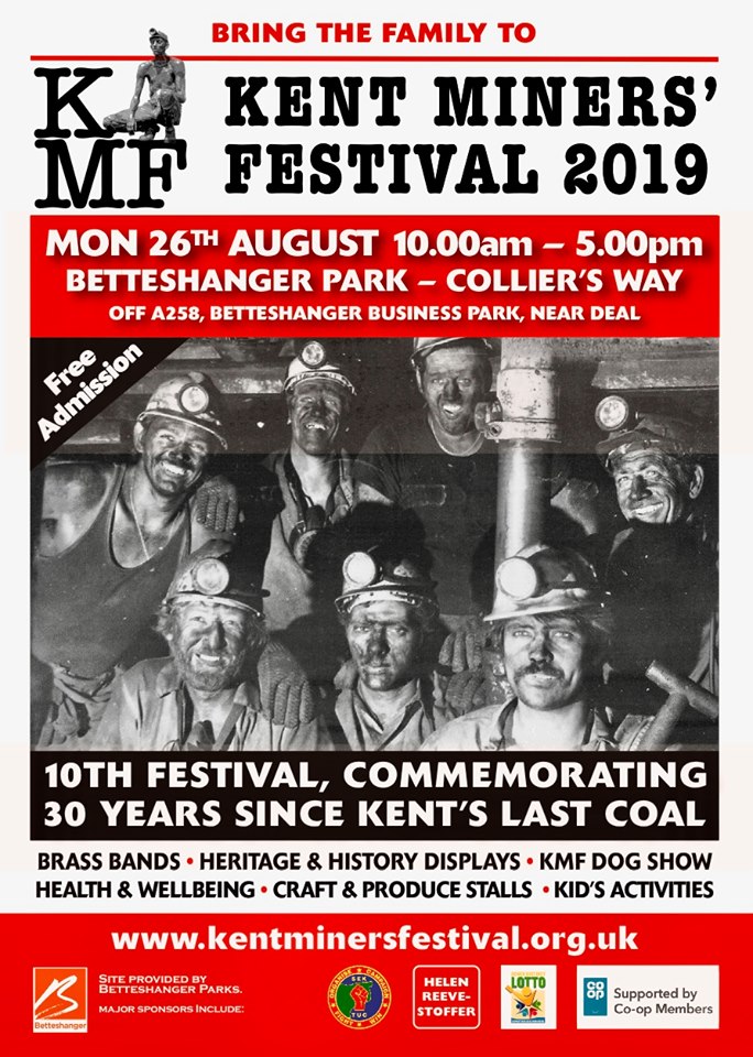 Kent Miners Festival 2019 POSTER